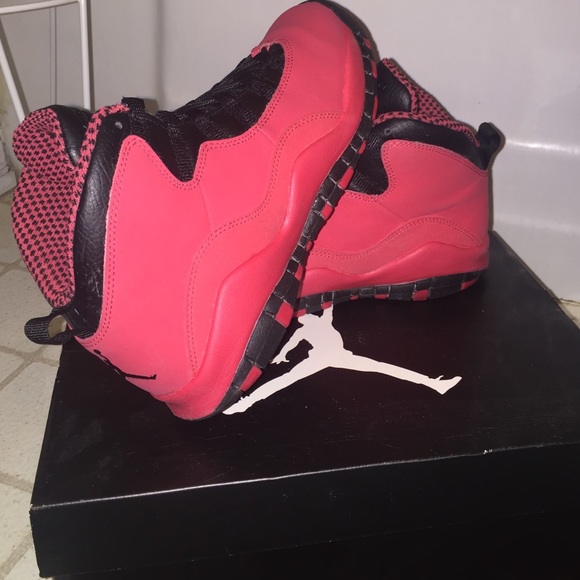COPY - Air Jordan 10 (Gs) Fusion Red - Picture 2 of 4